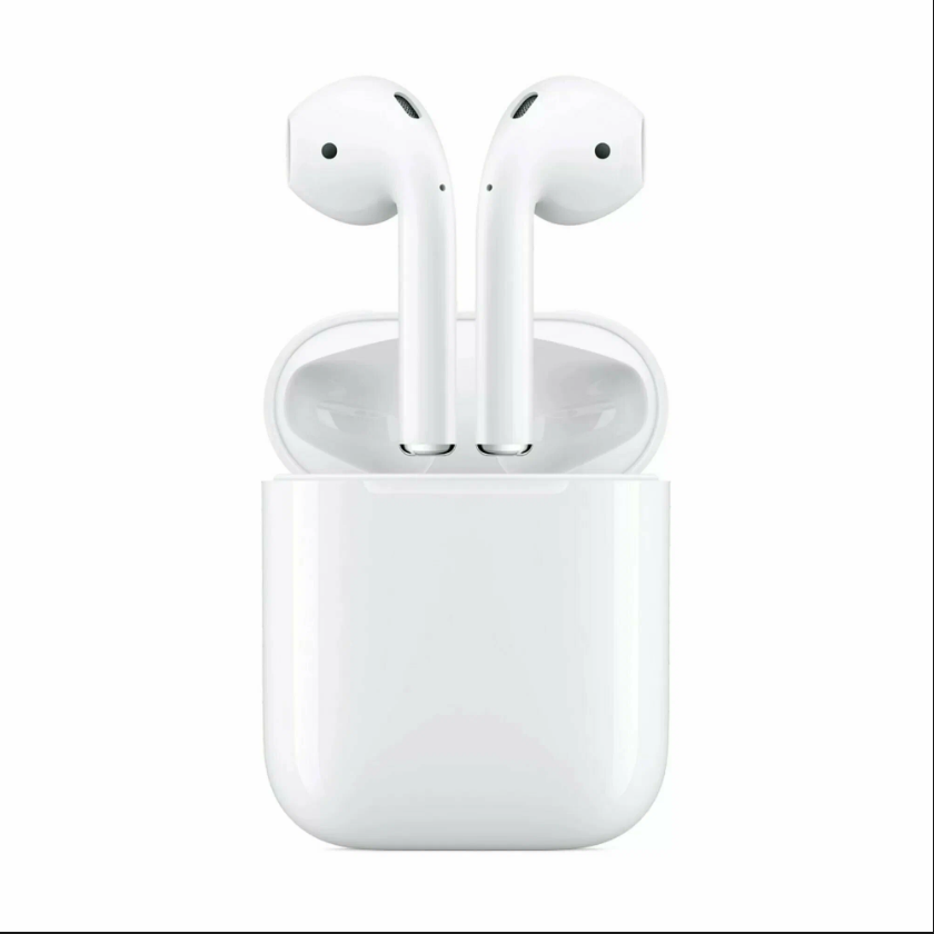 Беспроводные наушники Apple AirPods 2 с зарядным футляром MV7N2, Lightning, белый
