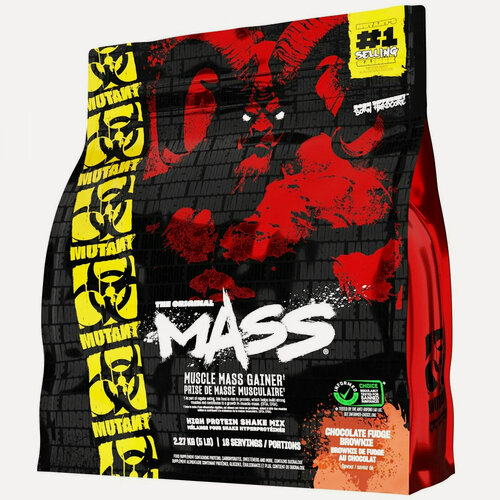 Изображение товара Гейнер Mutant Mass - 2270 грамм (5lb), шоколадный брауни