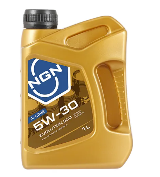 Масло моторное NGN A-Line 5W-30 EVOLUTION ECO, SN синтетическое 1 л