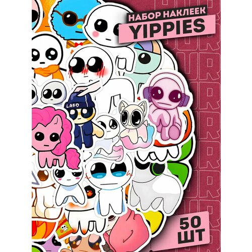 Набор самоклеящихся виниловых наклеек Isaac 50 шт