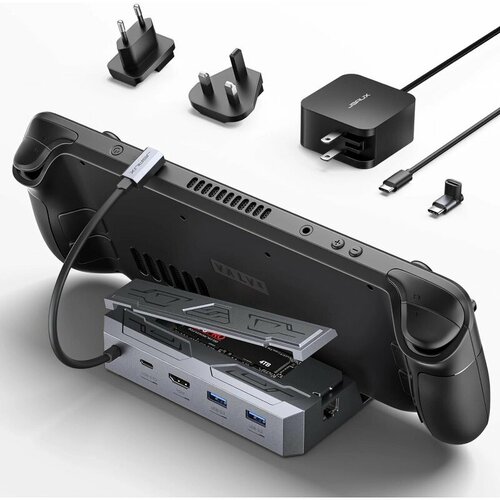 Док-станция 6 в 1 JSAUX M2 для Steam Deck 65W 5015₽