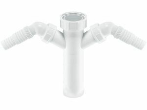 Носик для сифона McAlpine двойной ф40 TEE4