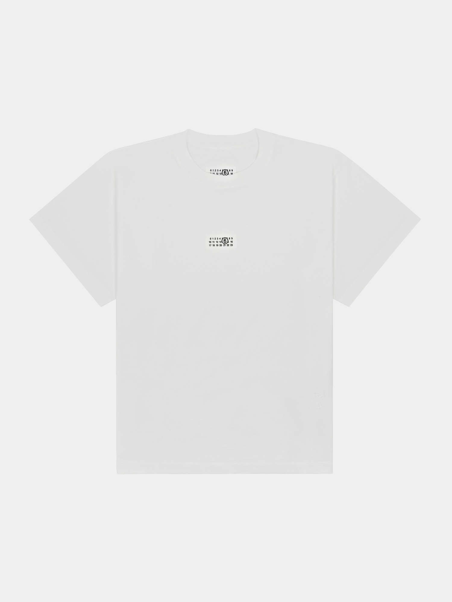 Футболка MM6 Logo t-shirt, размер L, белый