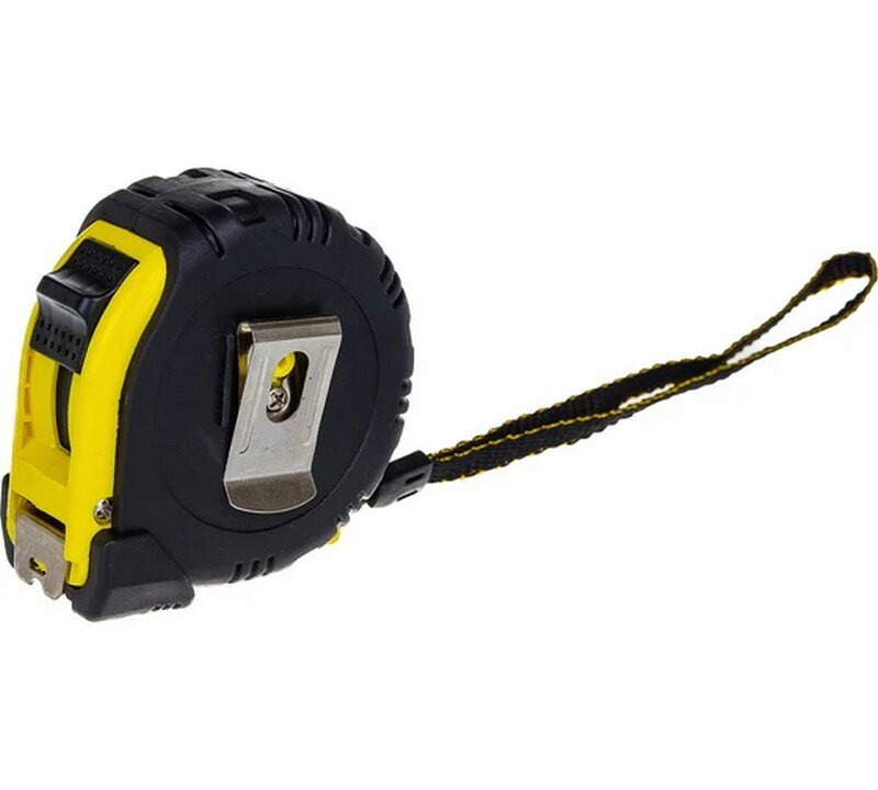 Рулетка с фиксатором Каучук 5м Энкор  14207 