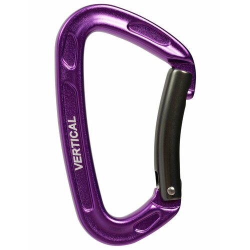 Карабин скалолазный с гнутой защелкой (Keylock) ver 0269-1. violet