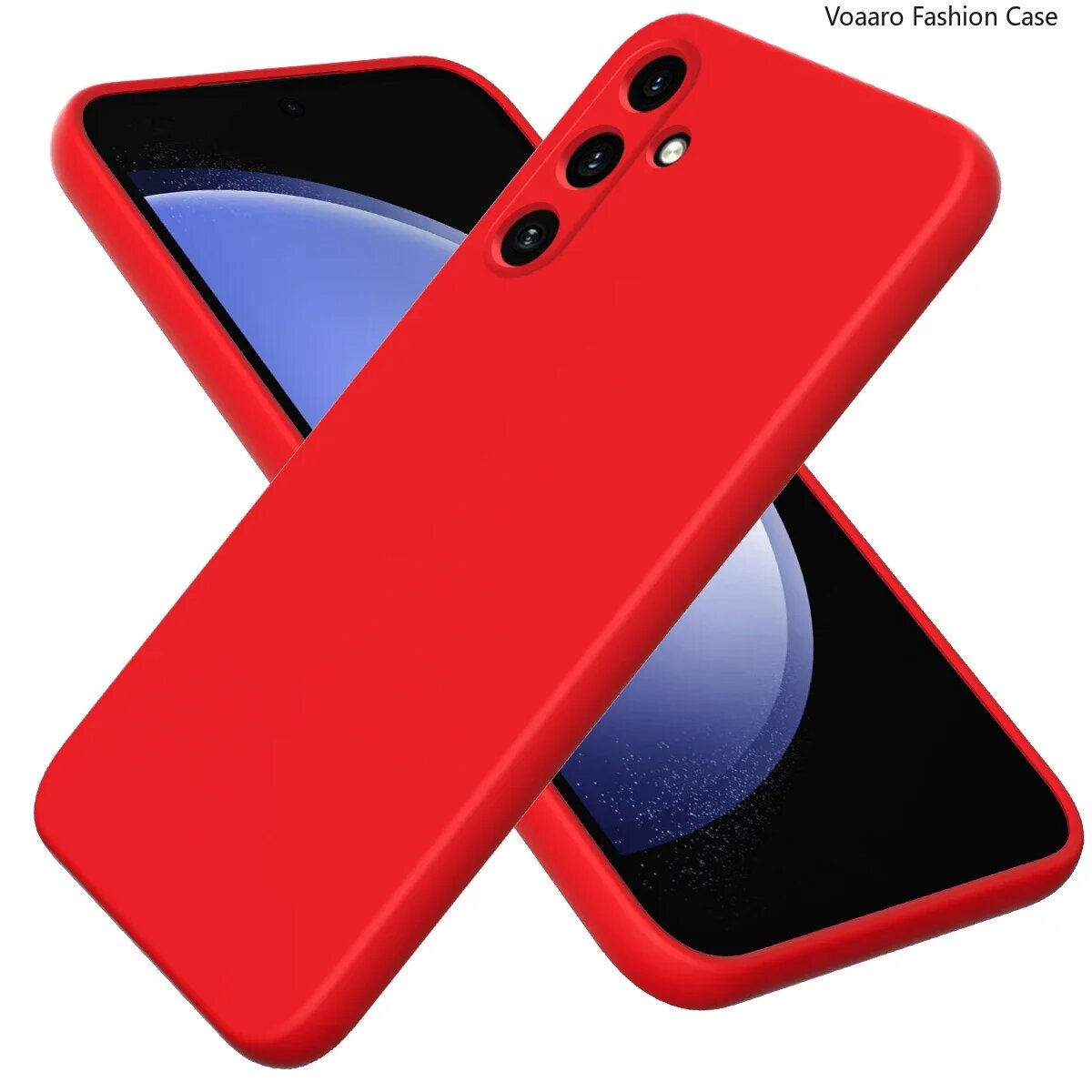 Защитный чехол для Samsung Galaxy M55, чехол для Samsung M55, мягкий чехол из жидкого силикона, противоударный чехол + силиконовый ремешок, Красный, for Samsung M55 5G