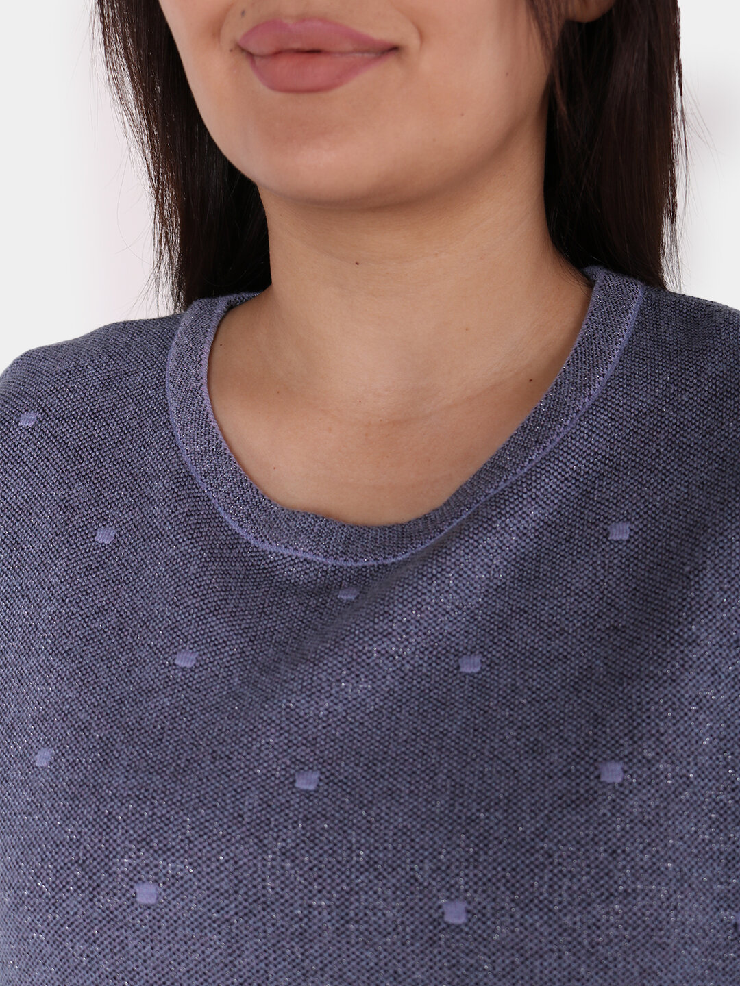 Свитер размер One Size, , фиолетовый — фото 1