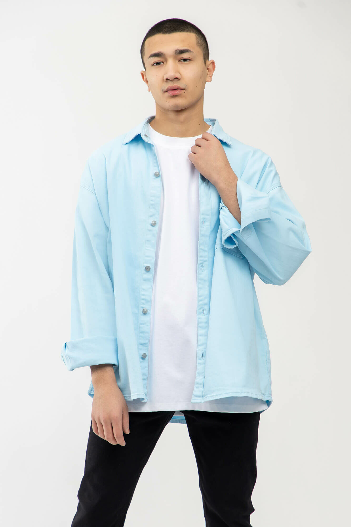 Рубашка TERRA PRO, размер S, blue — фото 1