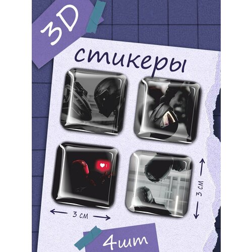 Наклейки на телефон 3д стикеры мотоциклы