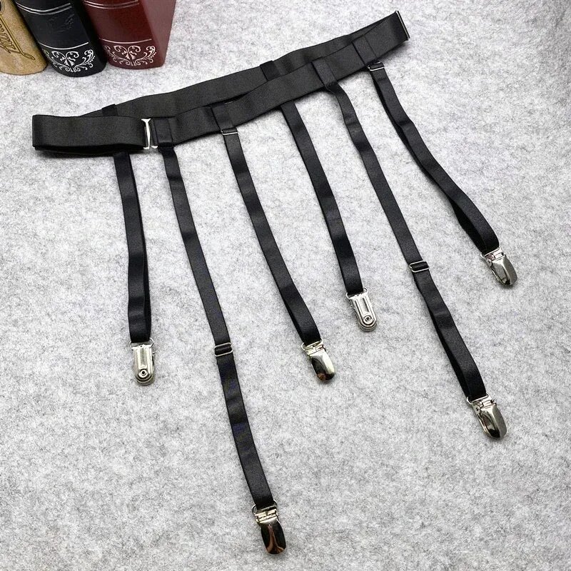 Macroupta Регулируемый пояс для чулок черный 4/6 Black 6 Clips