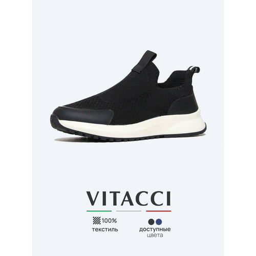 фото Кроссовки vitacci, размер 45, черный