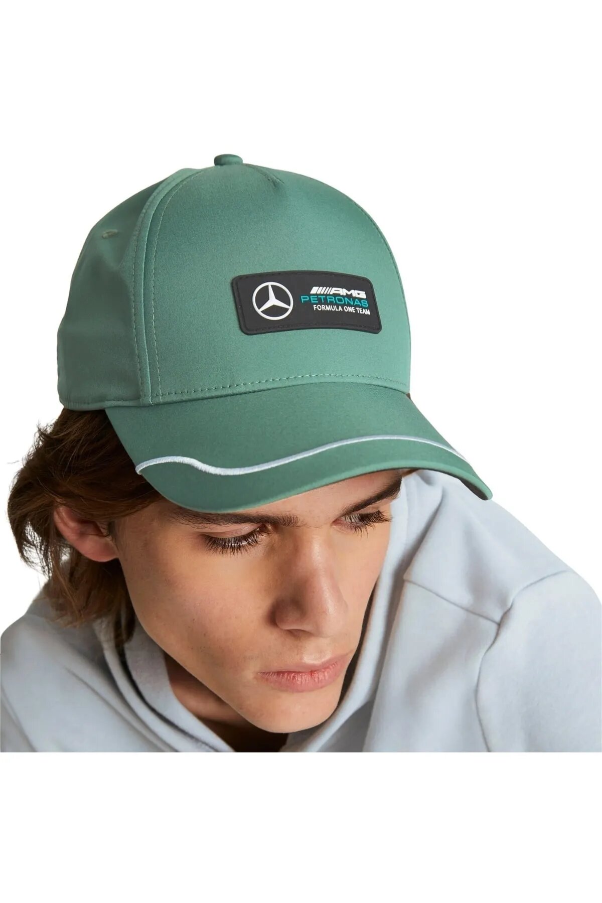 Кепка  Mercedes AMG Petronas Formula One Team для мужчин и женщин, размер 53-61, green — фото 1