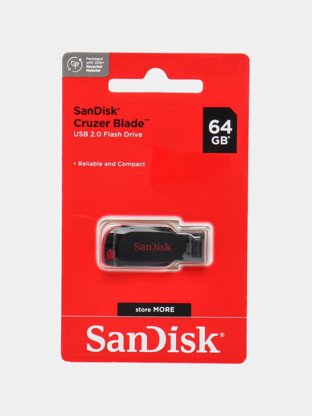 ФЛЕШКА SanDisk Cruzer Glide 64 GB удобная в использовании и хранений личной информации.
