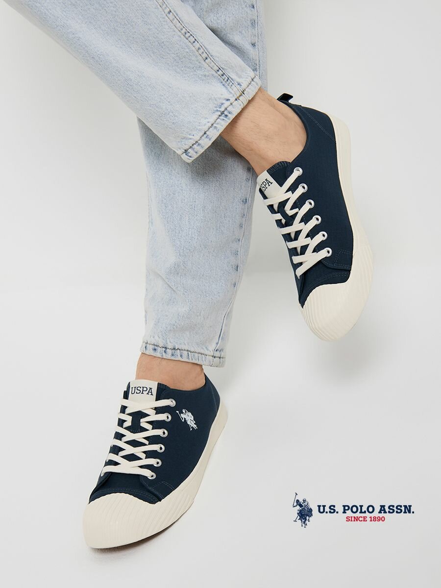 Кеды U.S. POLO ASSN. Весна-лето 2025, полнота 6, размер 43, синий
