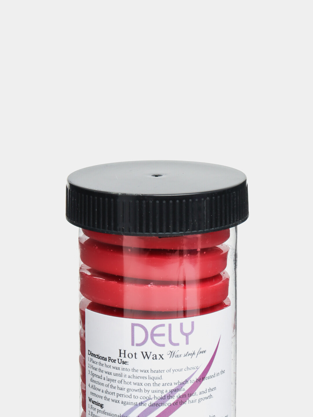 Воск для депиляции Dely, горячий, в таблетках, 500г, красный — фото 1