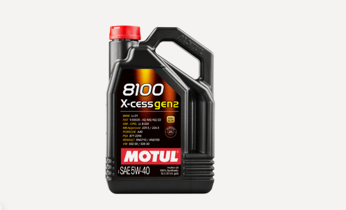 Изображение товара Синтетическое моторное масло Motul 8100 X-cess GEN2 5w-40 ( 5 L ) 111682
