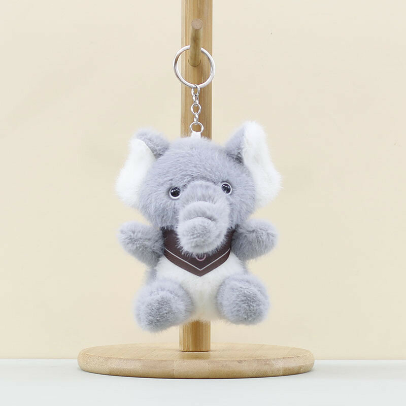 Мягкая игрушка-статуэтка Blue Elephant с коротким мягким мехом для игр и подарков детям
