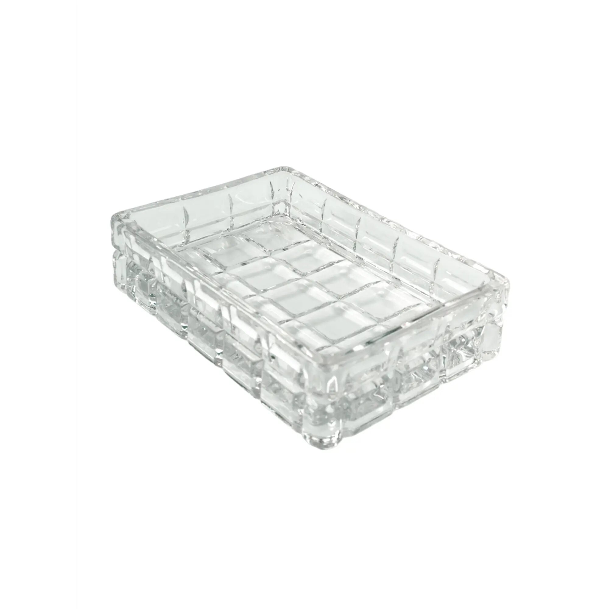 Мыльница Zenfort Айс стекло цвет прозрачный