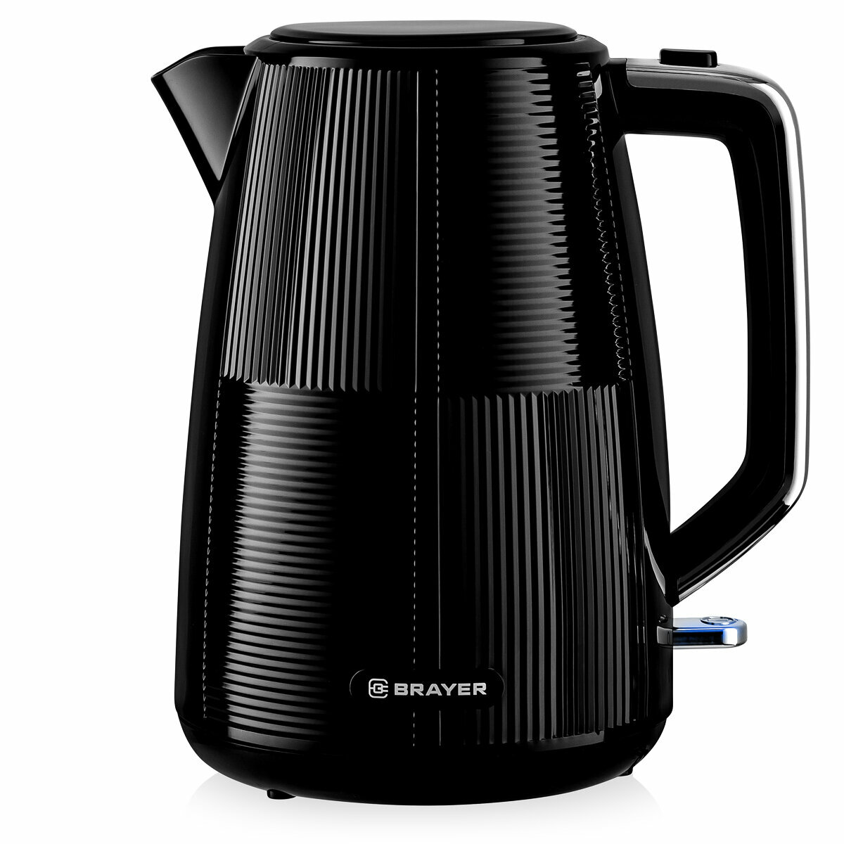 Чайник электрический BRAYER BR1088, 2200Вт, 1.7л, STRIX, цвет черный