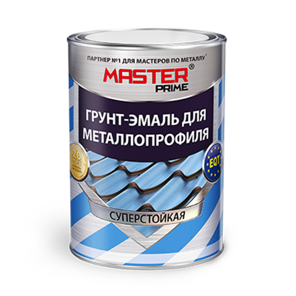 Грунт-эмаль для металлопрофиля Master Prime 09 кг RAL 6005 зеленый мох
