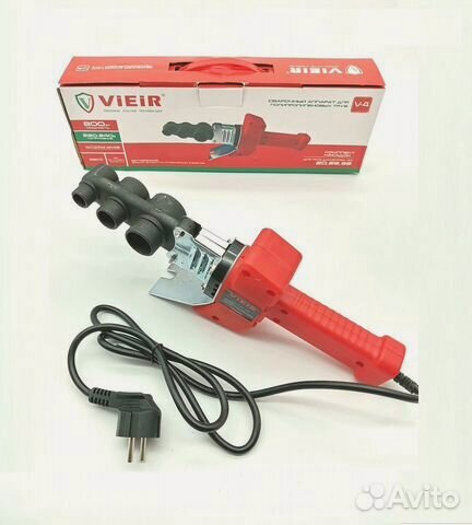 Изображение товара Сварочный аппарат Vieir V-4, для ПП труб, ручная сварка, мощность 800 Вт