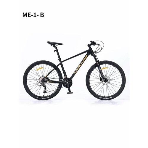 Велосипед Team Klasse ME-1-B, горный, 27 скоростей, карбоновая рама, черный