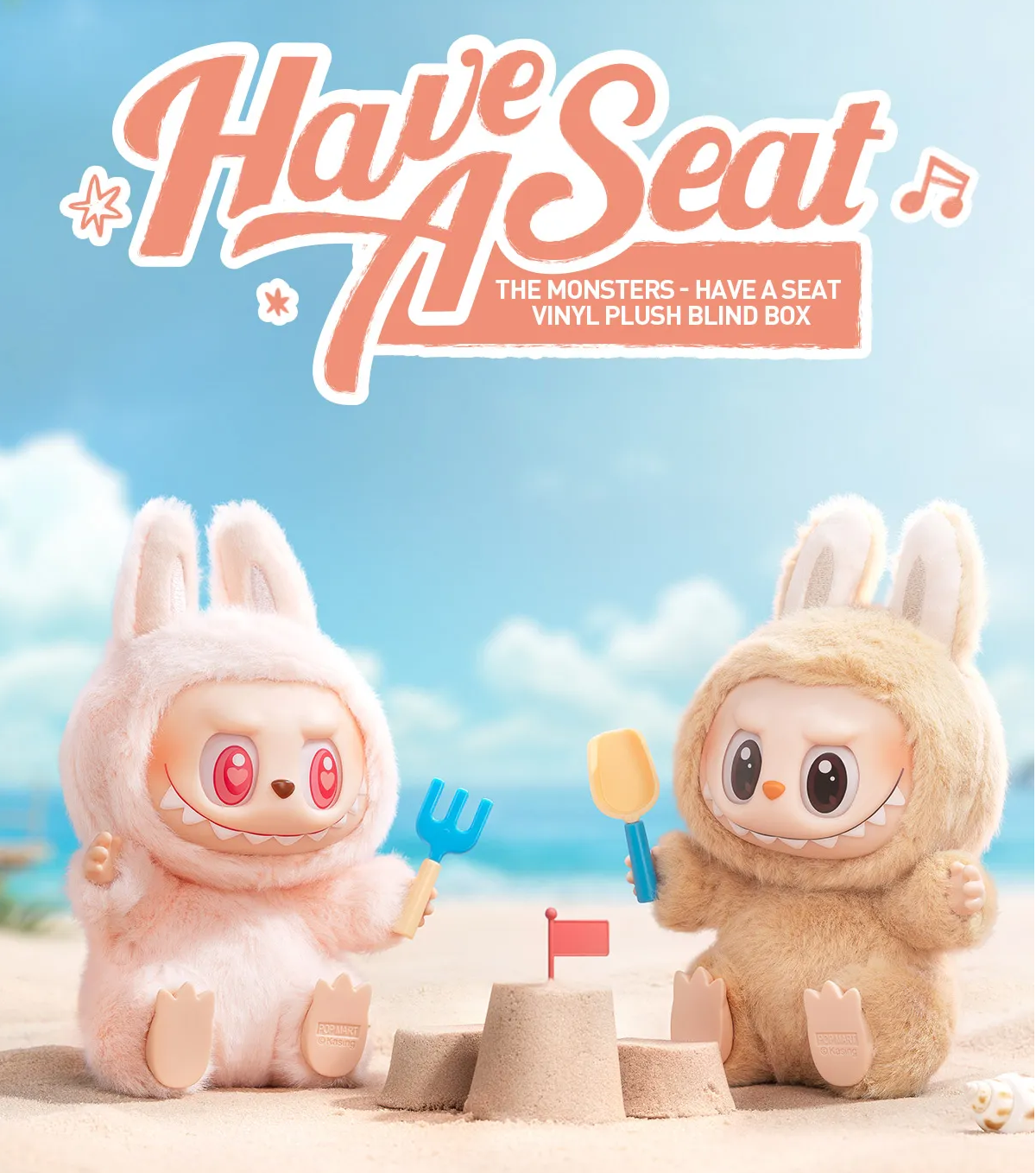 ラブブ LABUBU THE MONSTERS have a seat DADA Pop Mart Labubu The Monsters Have a Seat DADA Vinyl Plush - US