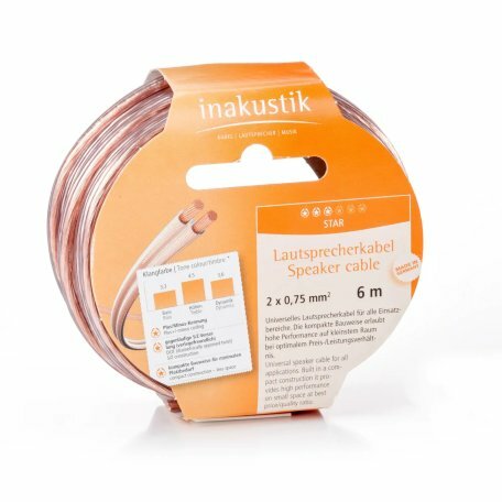 Акустический кабель In-Akustik Star LS cable 2x0.75 mm2 6.0m #003020006