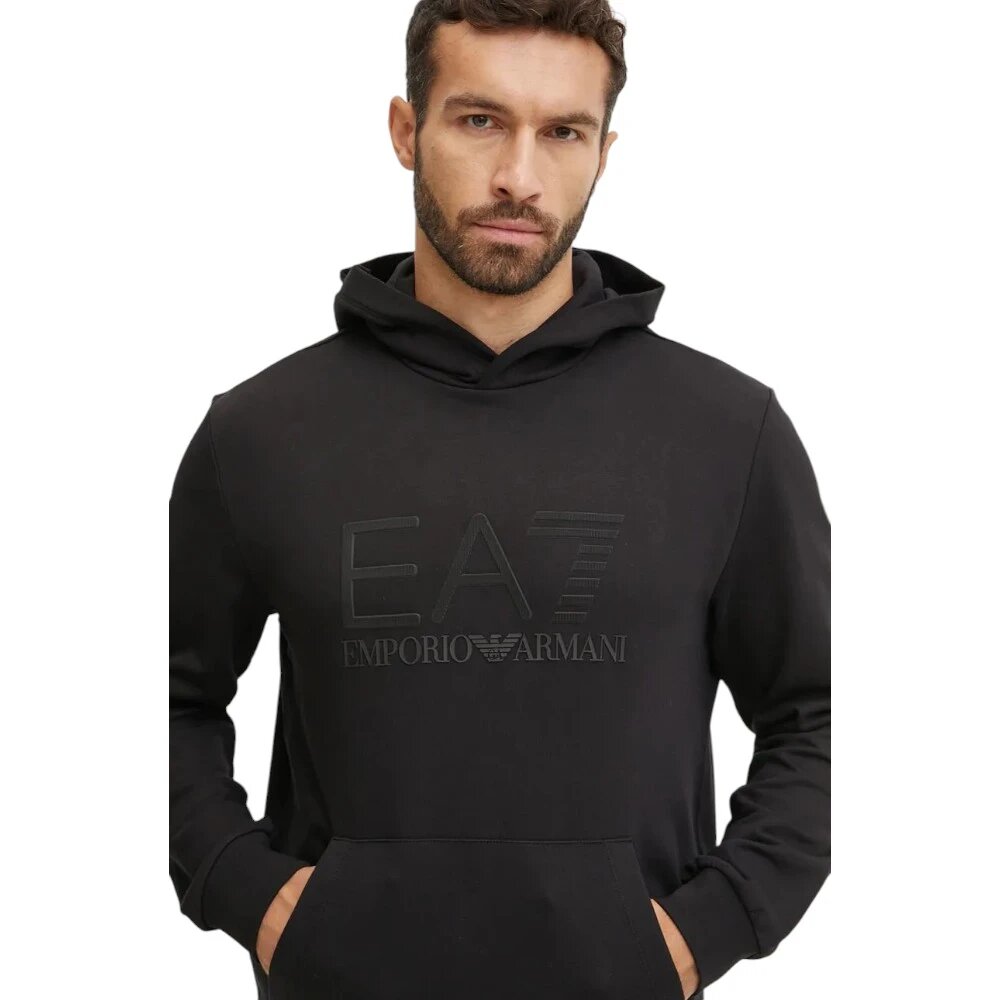 Худи EA7 EMPORIO ARMANI, размер M, , черный — фото 1