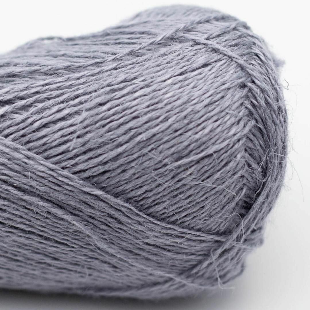 Пряжа для вязания BC Garn Lino (64 Сталь) 3 мотка по 50 г/150 м