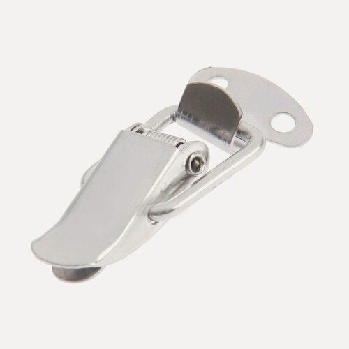 Изображение товара Замок-защелка на ящик тундра, 3 см, набор 4 штуки, металл, серебристый