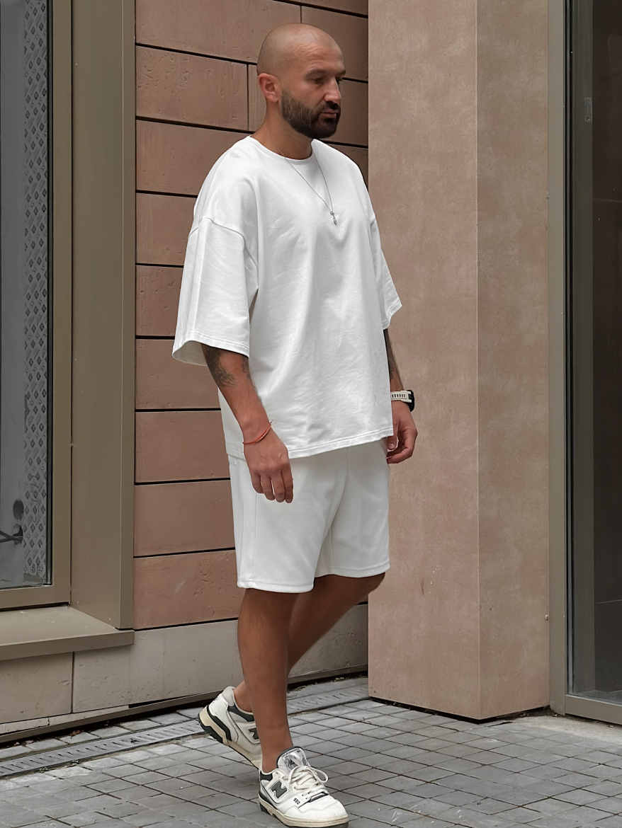 Футболка brayne No print, 1 шт., размер M, Milk White
