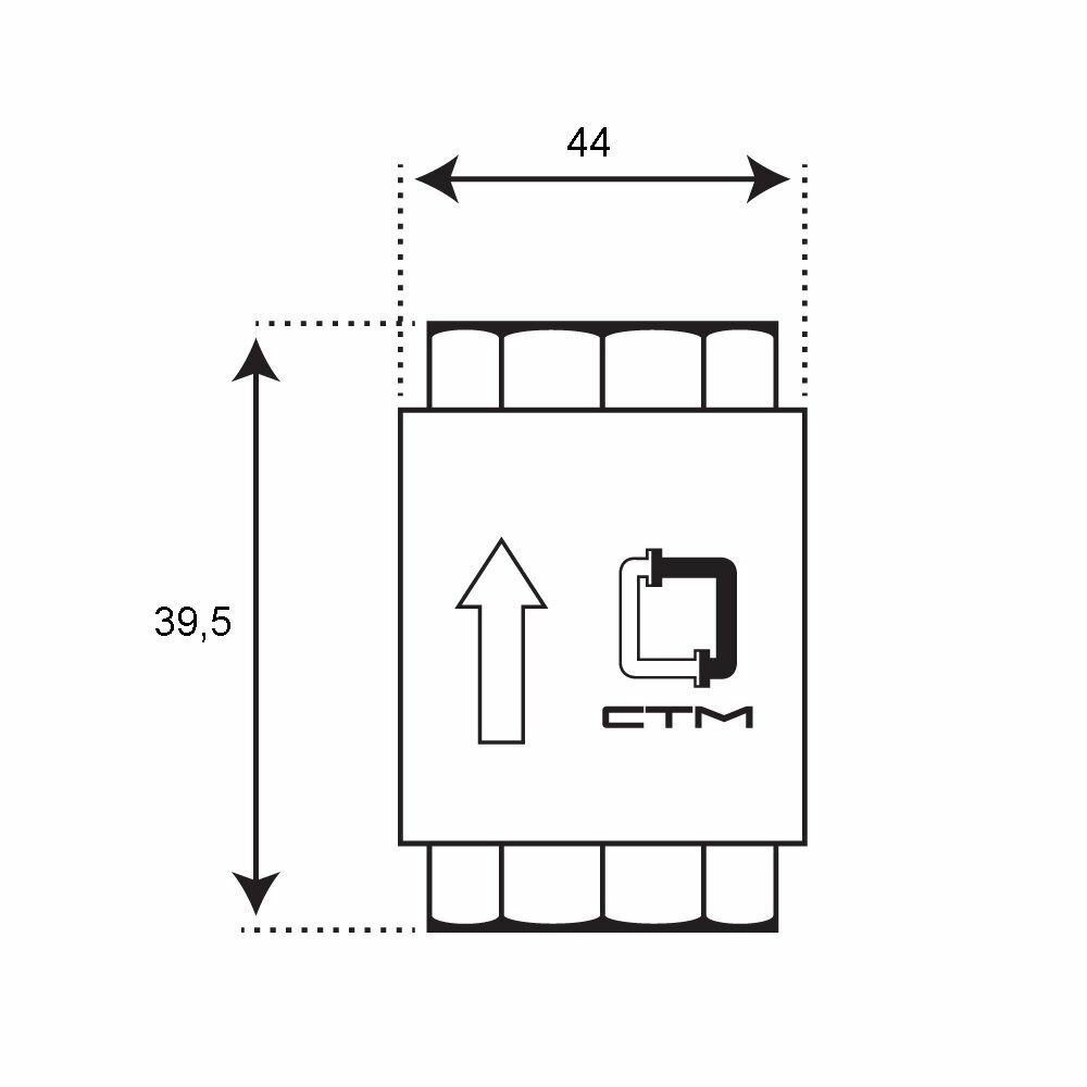 Обратный клапан 3/4, для воды, с пластиковым штоком — фото 1