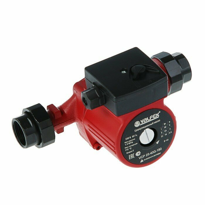 Насос циркуляционный VALFEX VCP 25-40G 180 мм (с гайками)