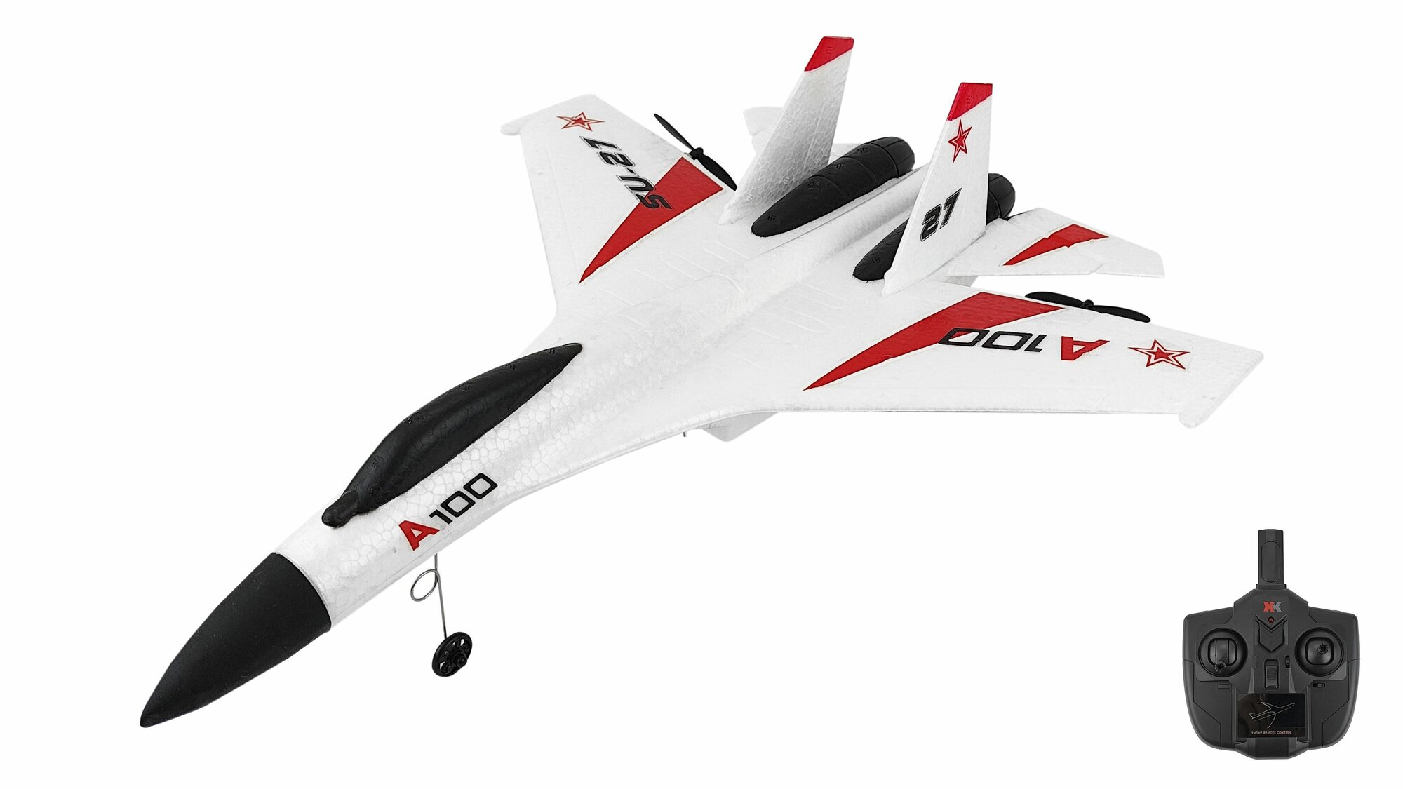 Самолет на пульте управления XK Innovation RTF 2.4G A100-SU27