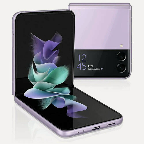 Изображение товара Смартфон Samsung Galaxy Z Flip 3, 8ГБ+256ГБ, 1 nano SIM, Пурпурный