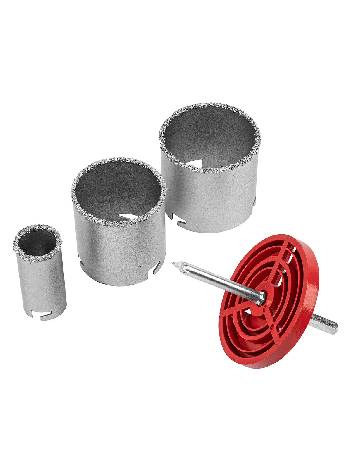 Набор коронок по керамической плитке Matrix 33-67-73 мм 6-гранный хвостовик 72841