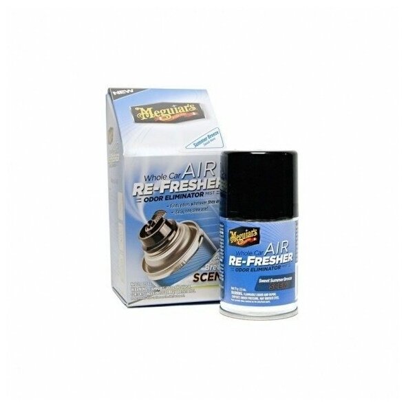 Нейтрализатор запахов в салоне а/м Meguiar’s Air Refresher Summer Breeze Летний Бриз 71гр G16602
