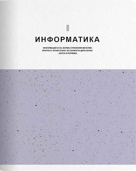 Тетрадь предметная BeSmart 48 л, "Notes Информатика", справочная информация, микротекстура, ламинация, клетка