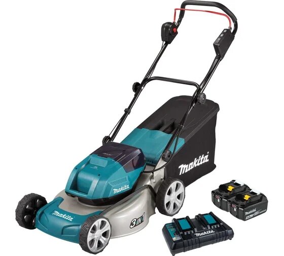 Аккумуляторная газонокосилка Makita LXT DLM460PT2