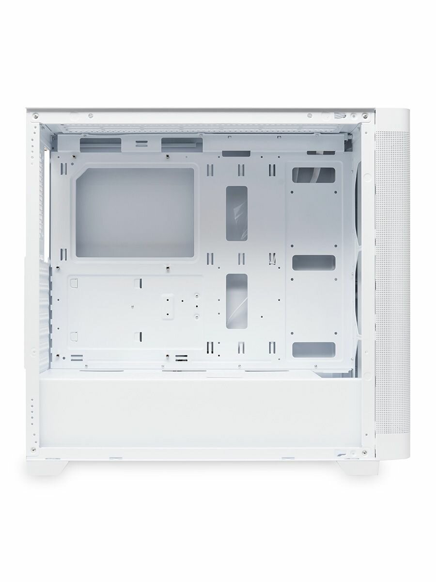 Корпус для ПК без БП и вентилятора HSPD M740 White (M740-TGWH) — фото 1
