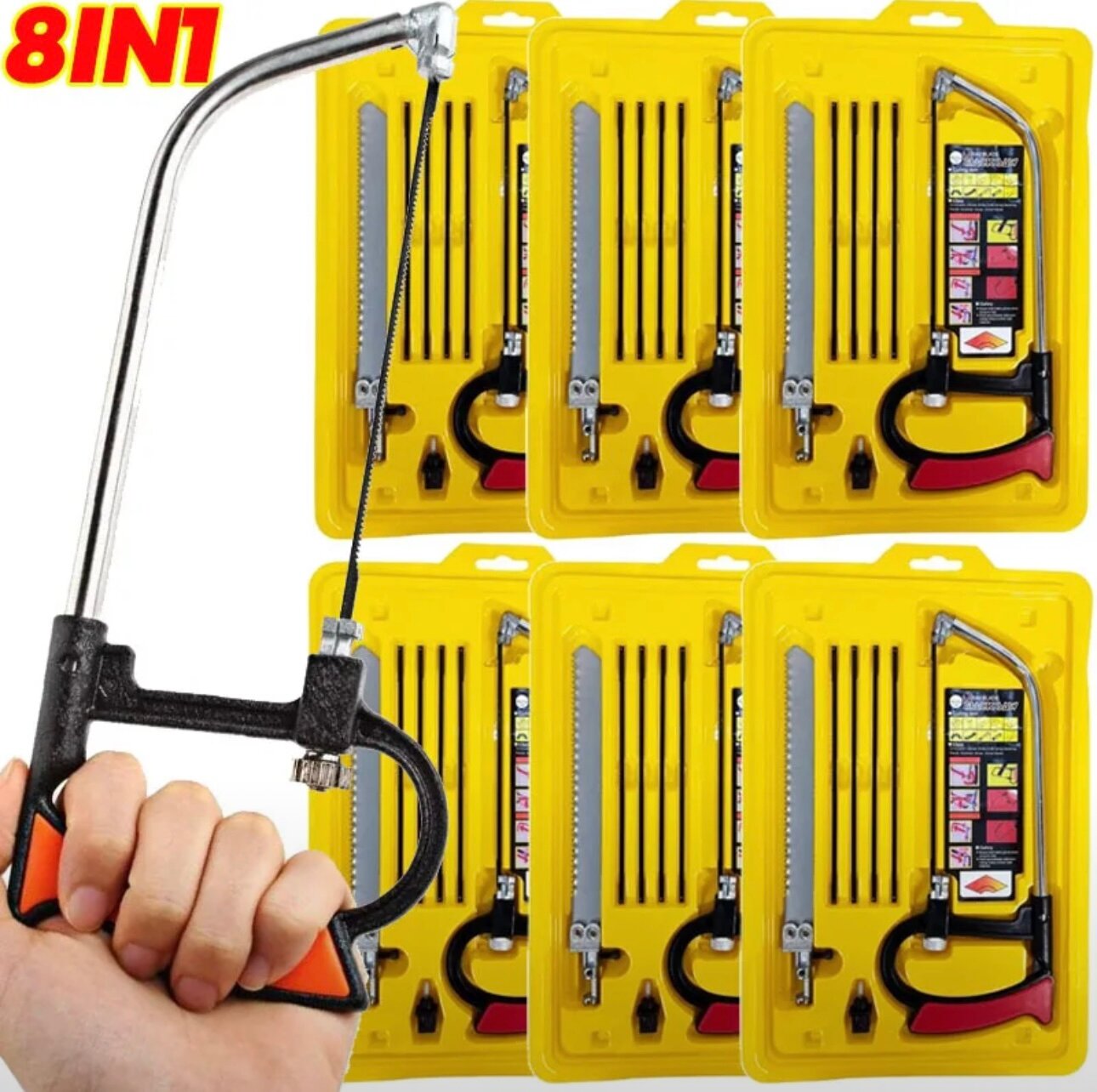 Многофункциональная стальная ручная пила 8 в 1, 8in1 magic saw