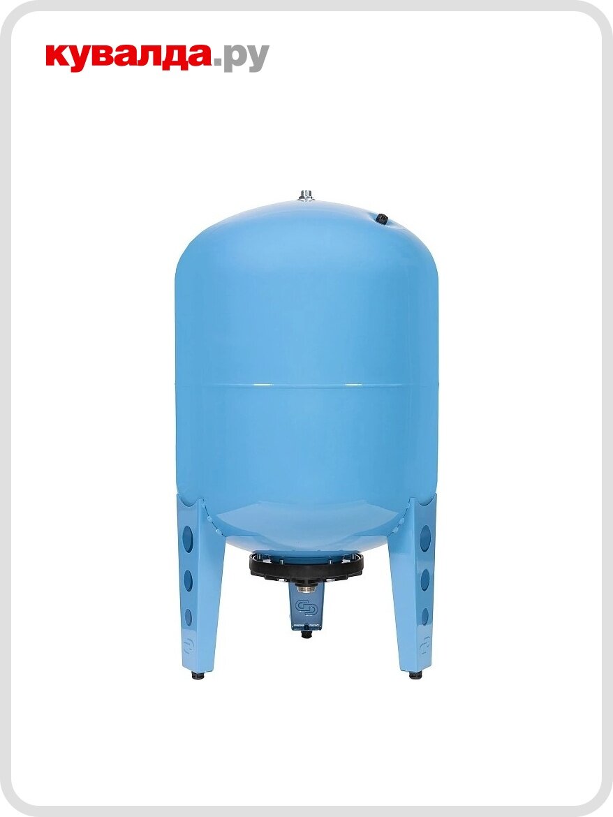 Гидроаккумулятор ДЖИЛЕКС 200ВП вертикальный с пластиковым фланцем