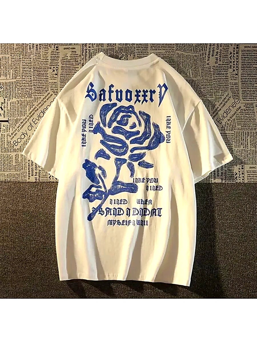 Футболка футболка оверсайз с принтом