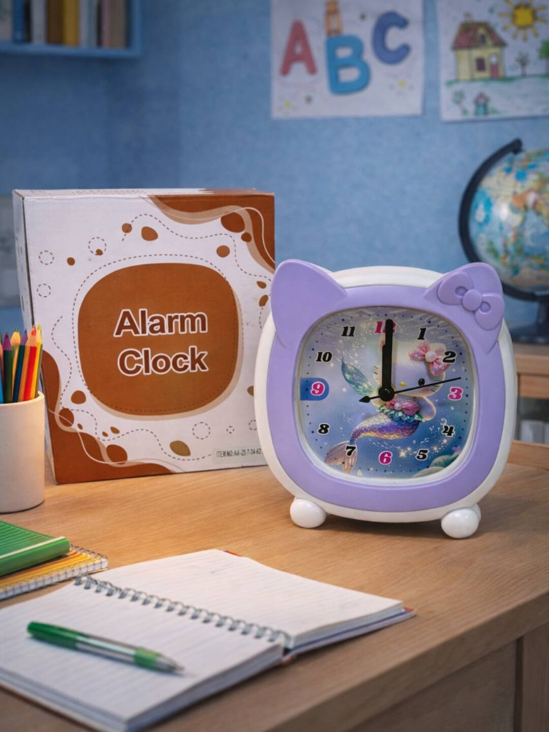 Детские часы-будильник Giftmania, песочный механизм, пластик, Розовый