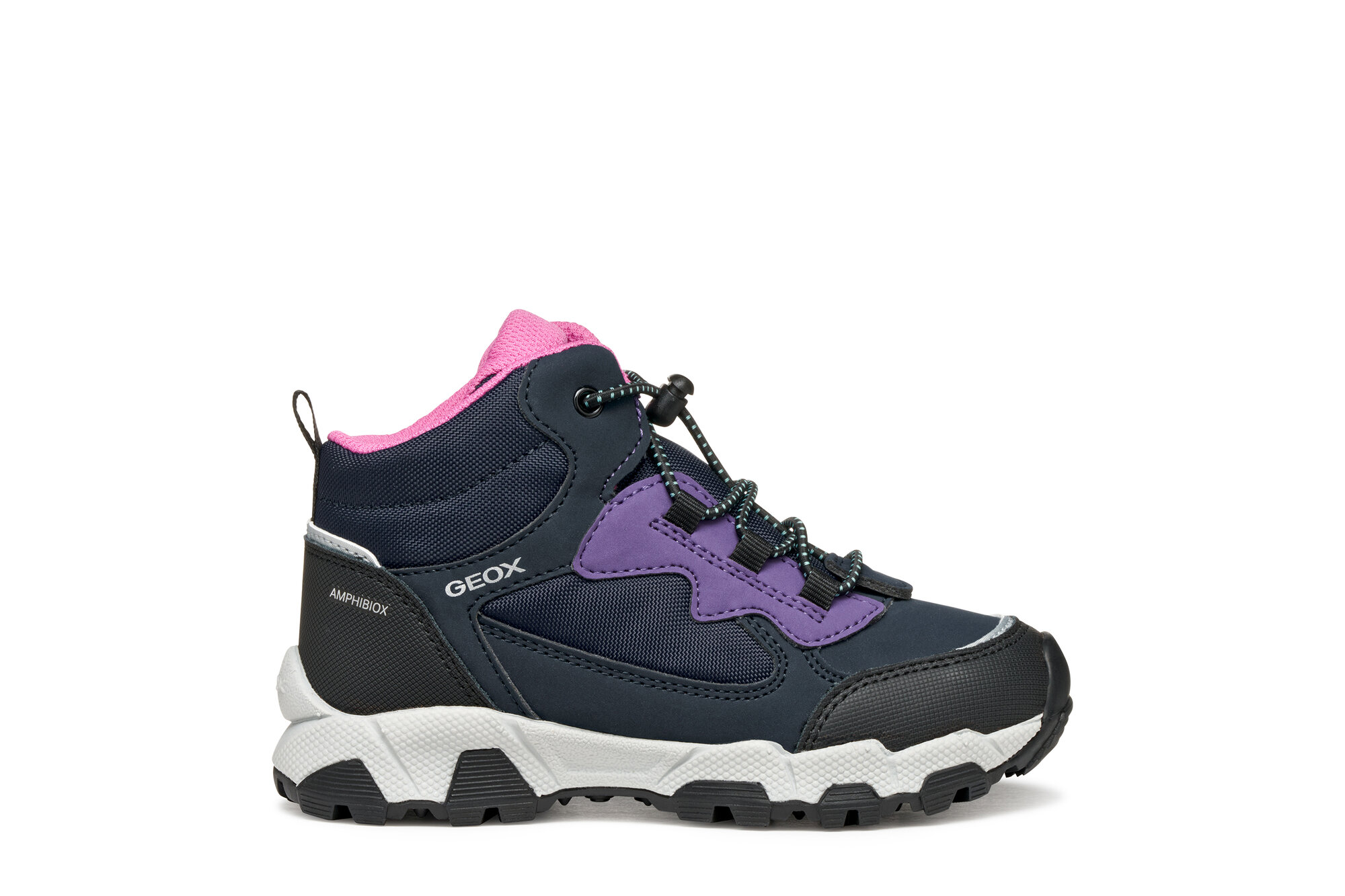 Кроссовки GEOX, размер 28 EU, неви/лиловый