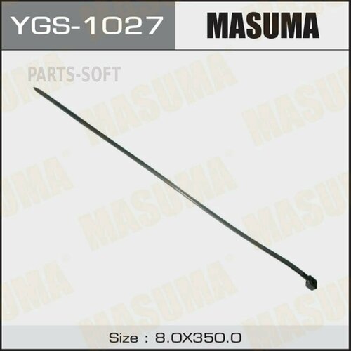 MASUMA YGS-1027 Хомут пластиковый черный 8х350 упаковка 100 шт цена за 1 шт 2300₽