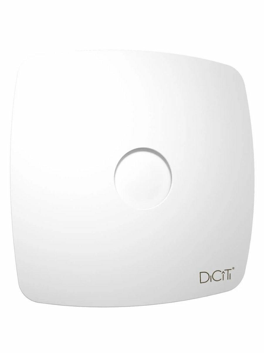 Вентилятор вытяжной RIO 4C Matt white, диаметр 100 мм, 14 Вт, 100 м3/ч, в ванную, кухню, туалет, белый матовый, DiCiTi — фото 1