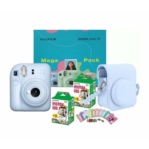 Фотоаппарат моментальной печати Fujifilm Instax MINI 12 Mega Pack Blue 2399000₽