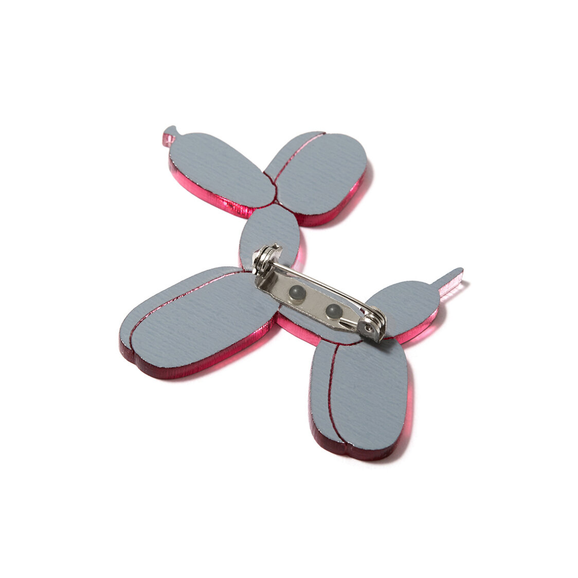 Брошь MONOLAMA, акрил, розовый — фото 1